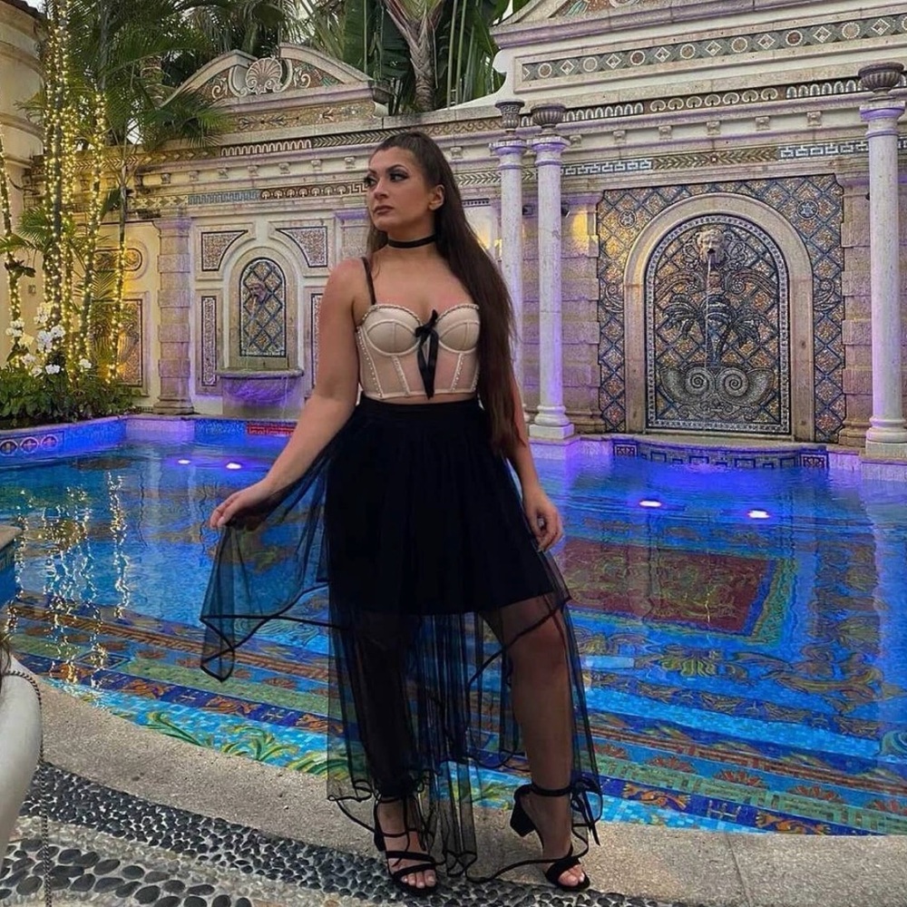 Victoria's Secret Black Maxi Tulle Skirt